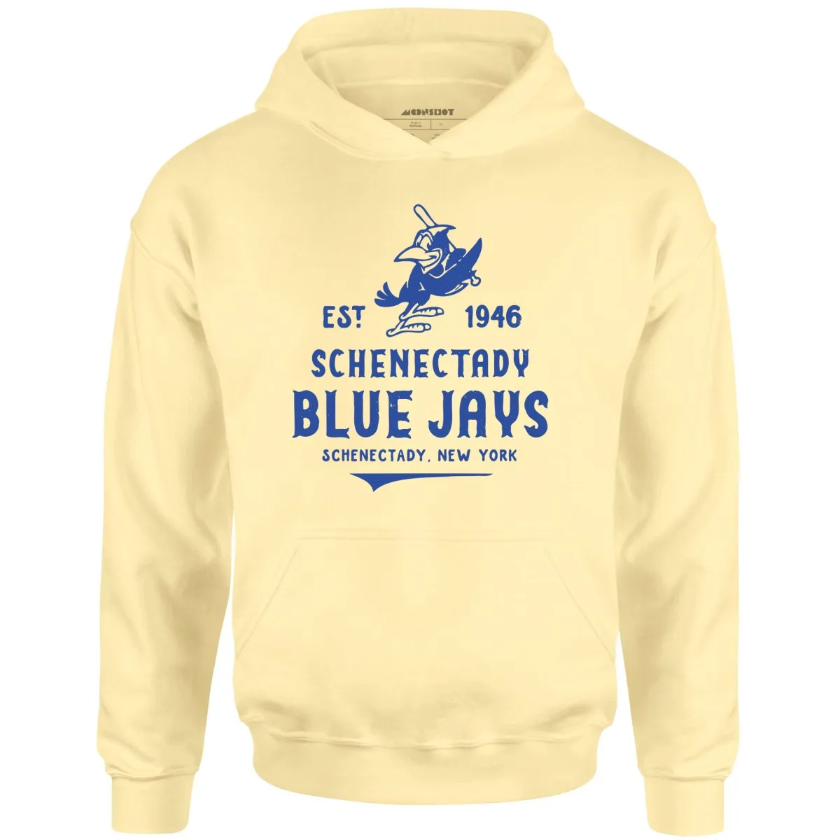 Schenectady Blue Jays - New York - Vintage Defunct Baseball Teams - Unisex Hoodie