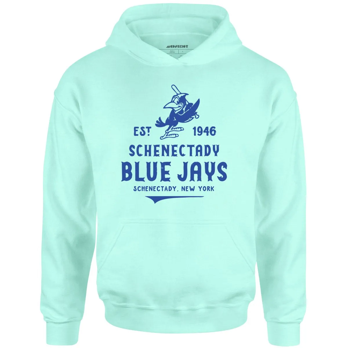 Schenectady Blue Jays - New York - Vintage Defunct Baseball Teams - Unisex Hoodie