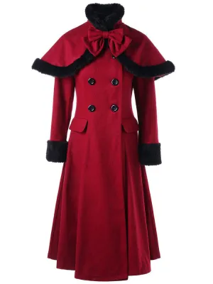 Shawl A-Line Double Breasted Coats