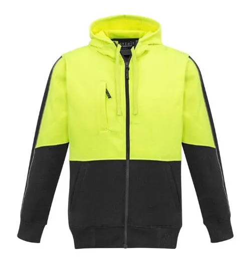 Syzmik Workwear Unisex Hi Vis Full Zip Hoodie ZT485