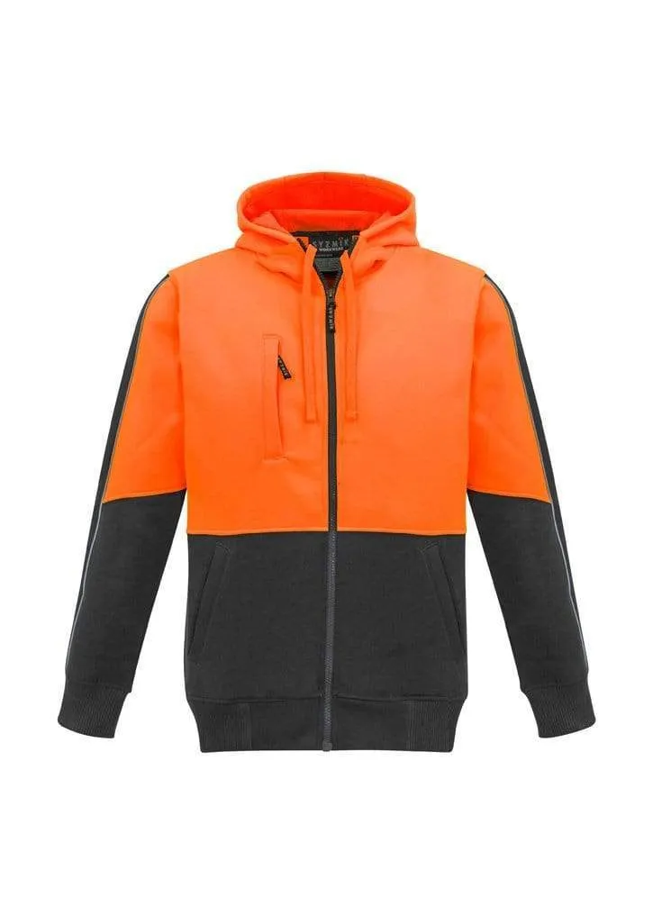 Syzmik Workwear Unisex Hi Vis Full Zip Hoodie ZT485