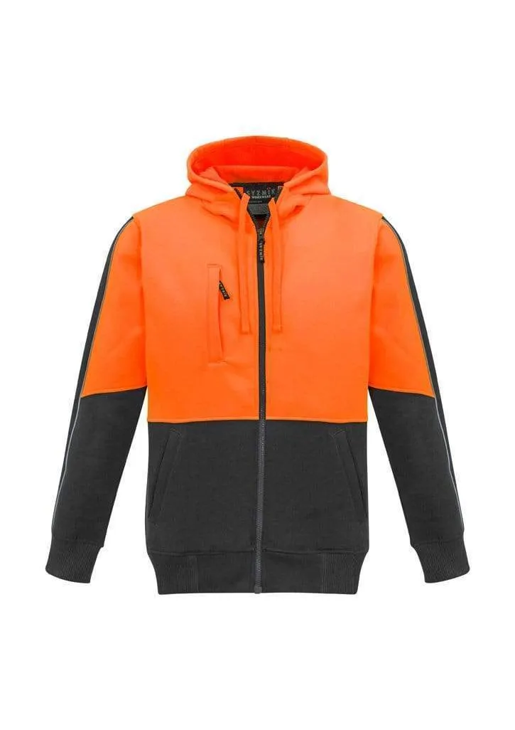 Syzmik Workwear Unisex Hi Vis Full Zip Hoodie ZT485