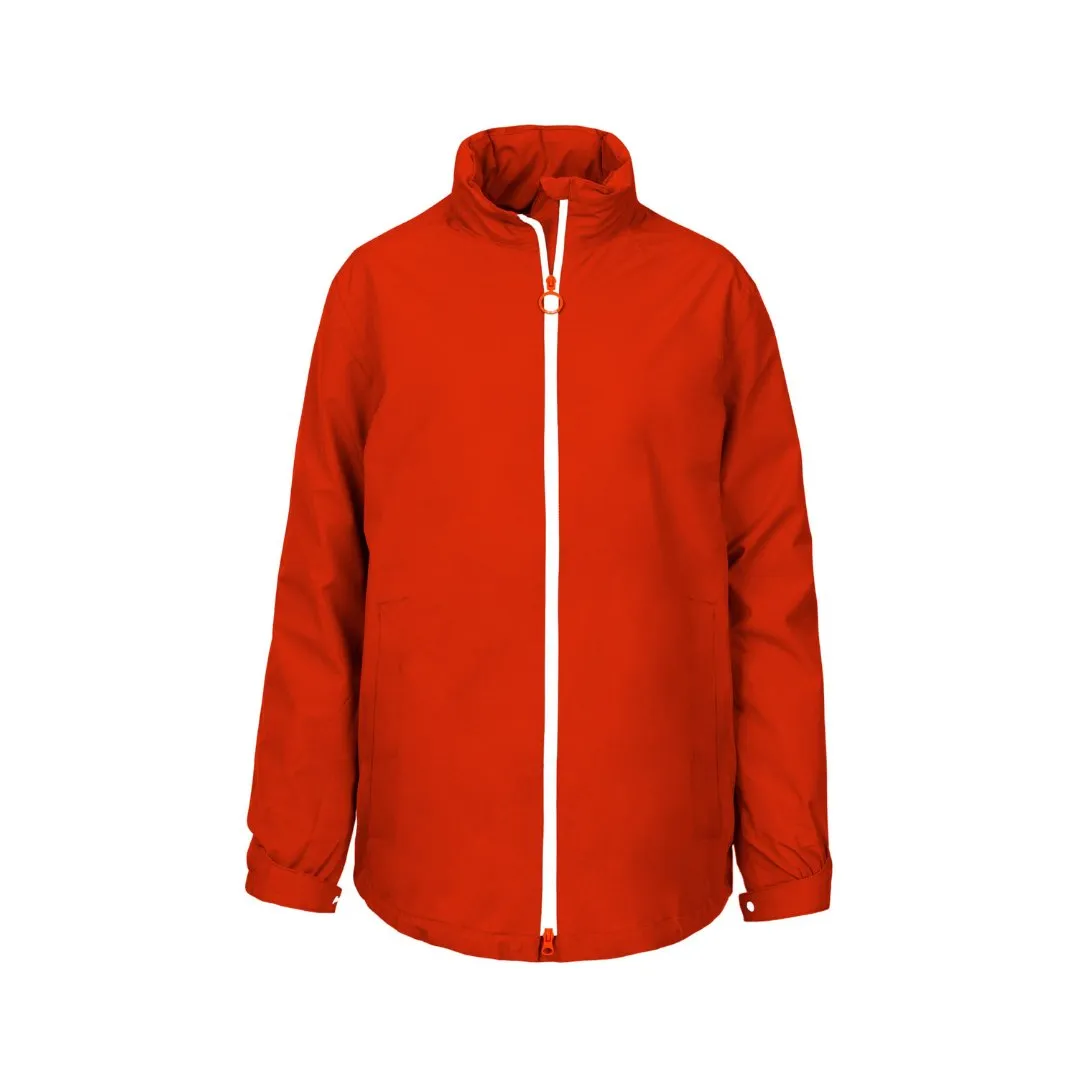 Unisex Go-Go Waterproof Recycled Jacket, Tomato