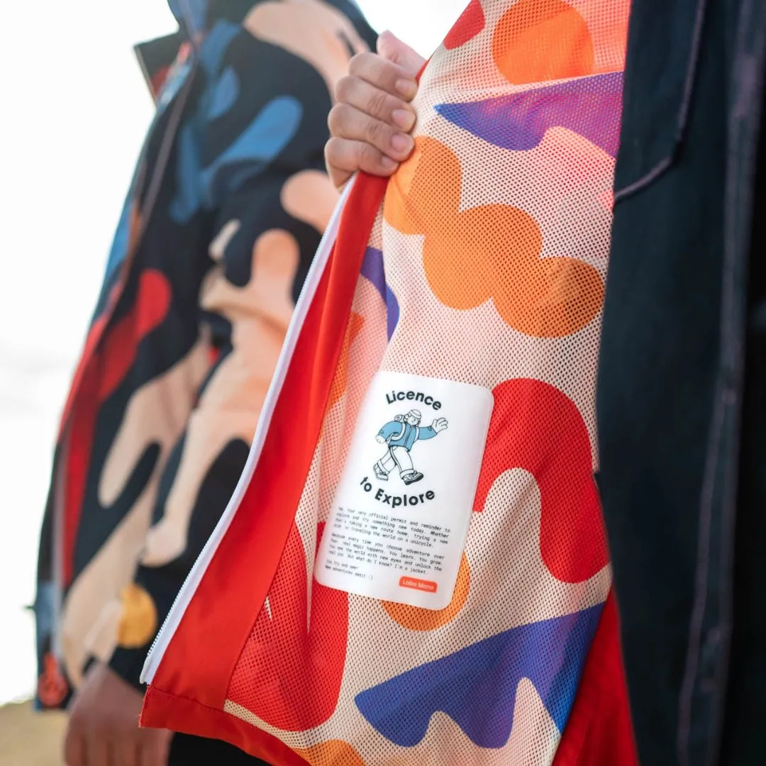 Unisex Go-Go Waterproof Recycled Jacket, Tomato