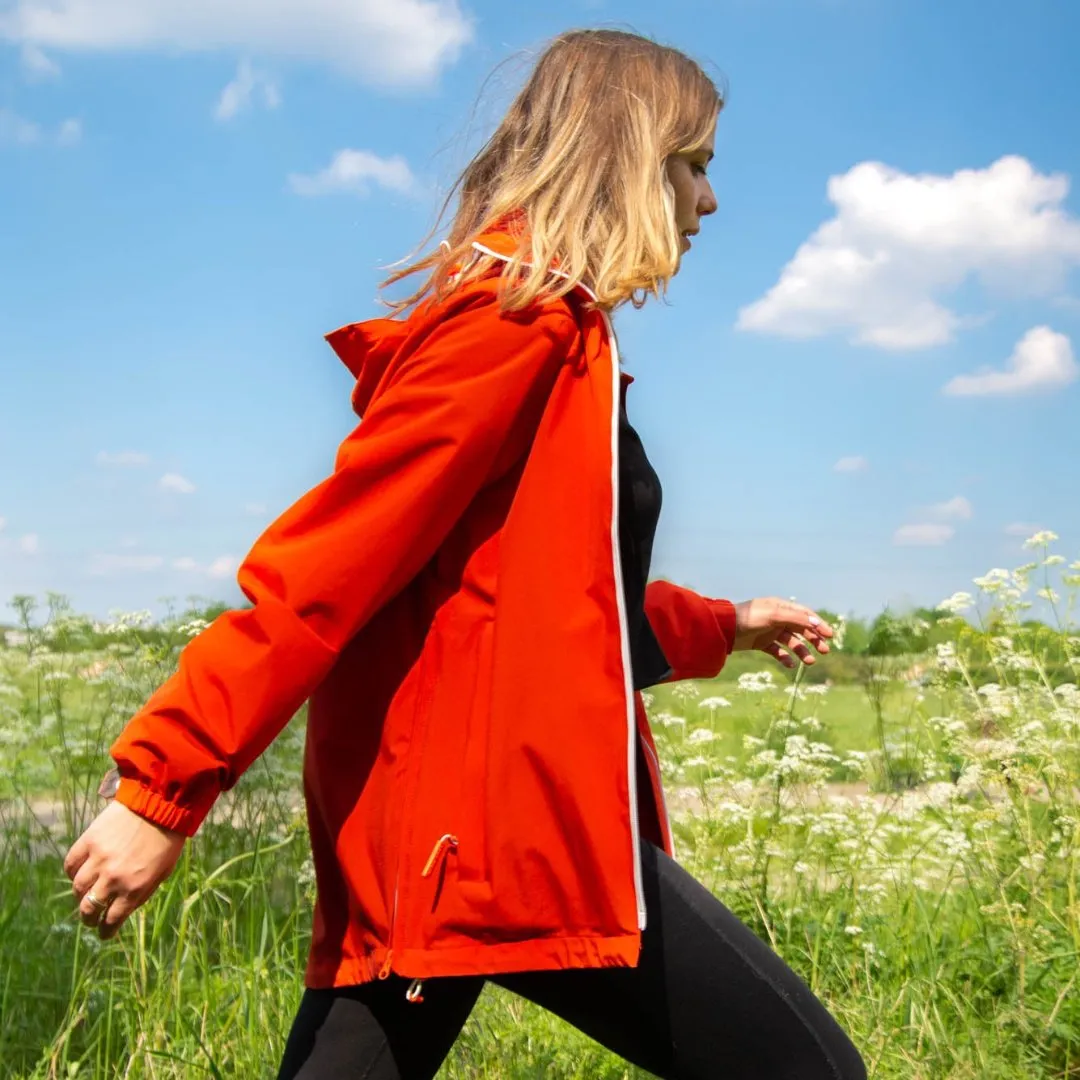 Unisex Go-Go Waterproof Recycled Jacket, Tomato