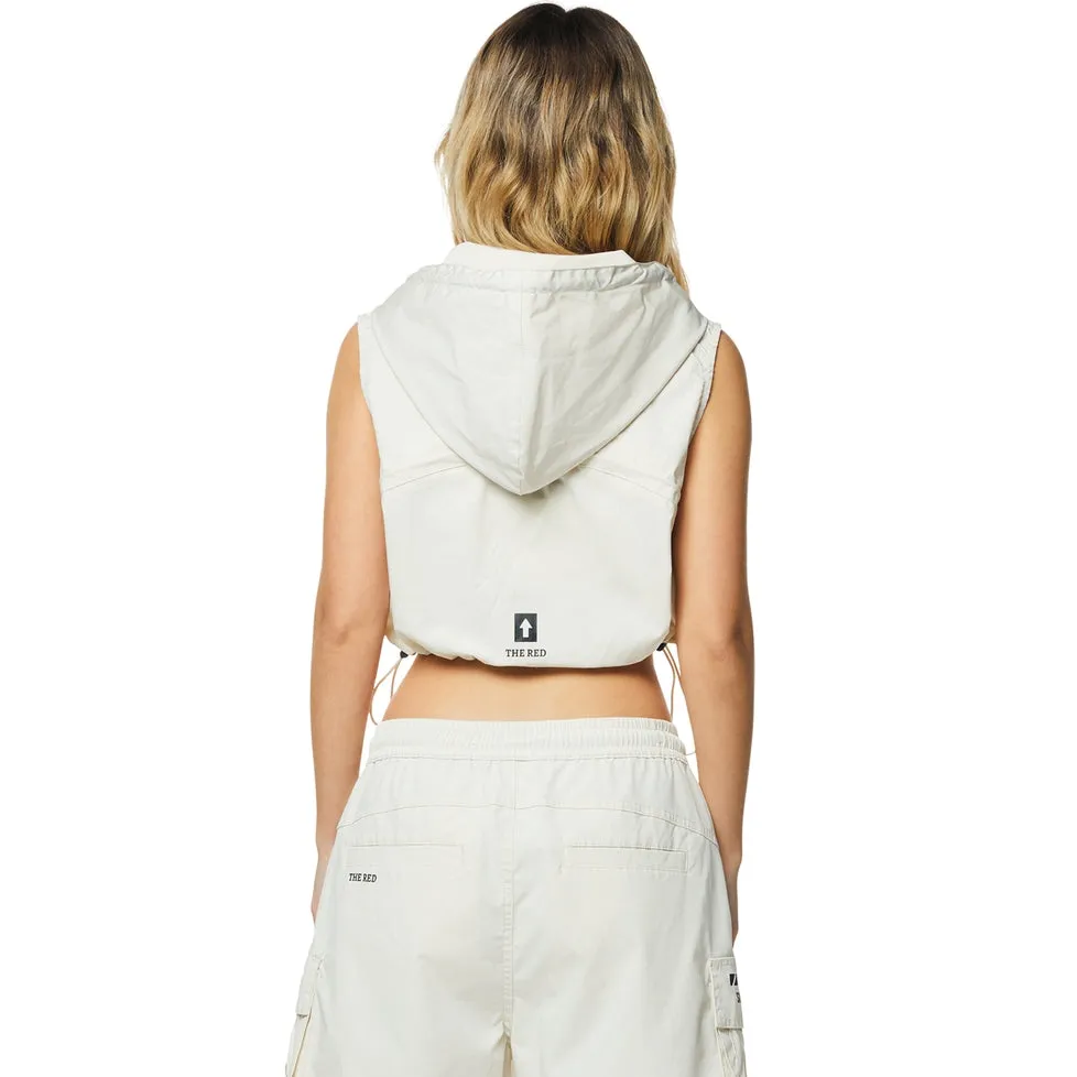 Utility Hooded Vest - Oatmeal