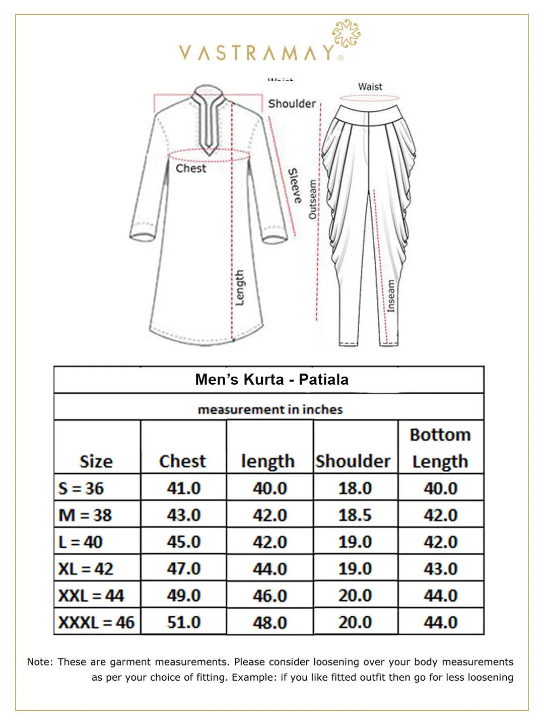 VASTRAMAY Green Chikankari Kurta Patiala Set