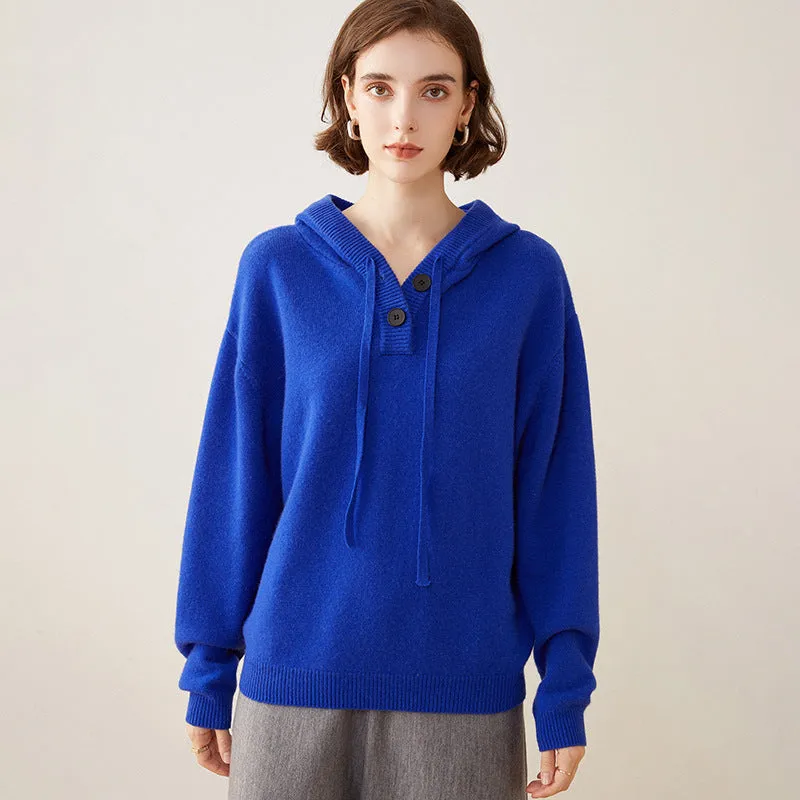 Winter Women's Warm Sweater Pure Cashmere Sweater