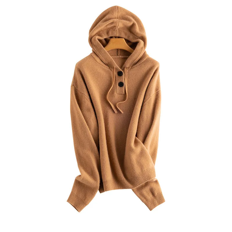 Winter Women's Warm Sweater Pure Cashmere Sweater